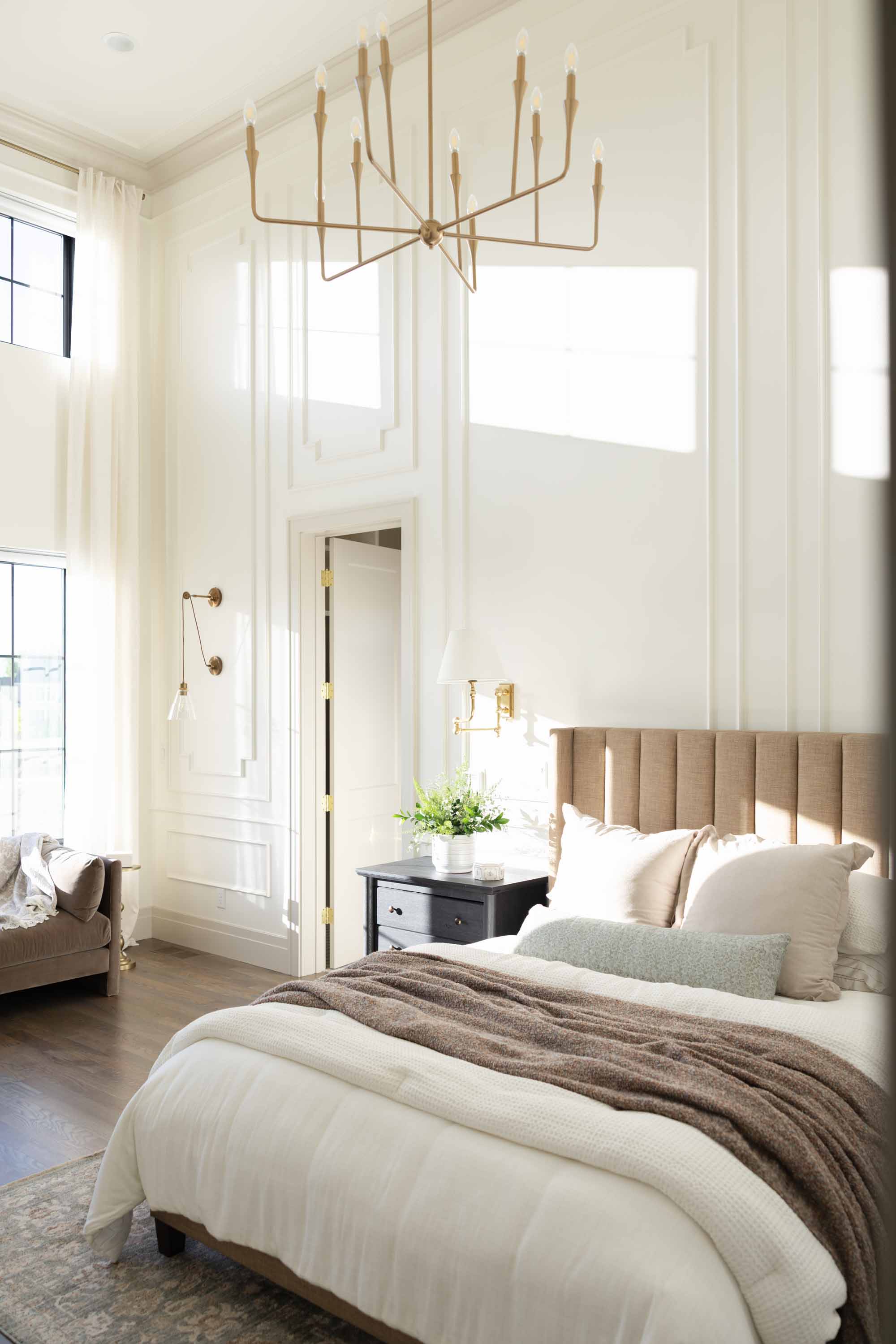 Primary bedroom designed by Studio D